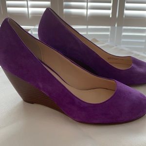 New Cole Haan Violet suede wedge Shoes